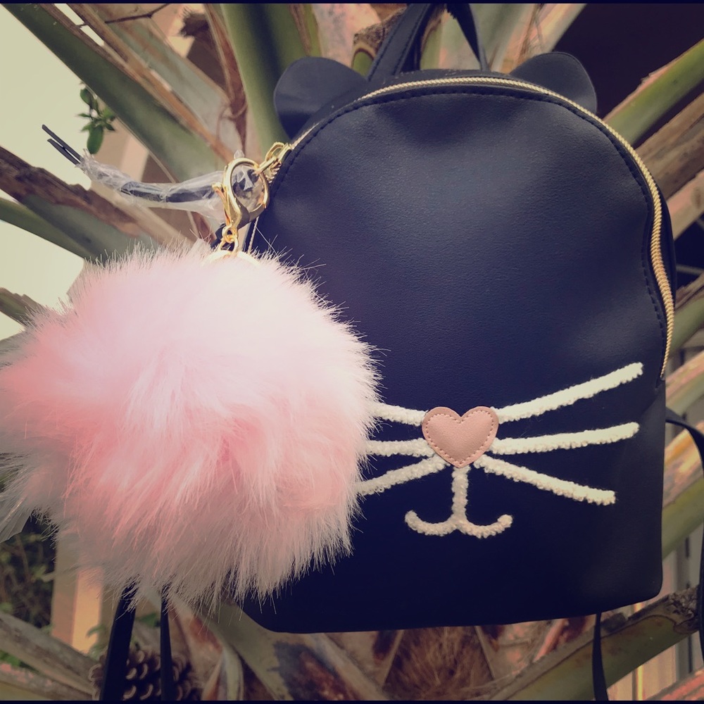 Mini Kitty Face Backpack